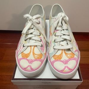 Coach Sateen Sneakers - unworn, size 7.5